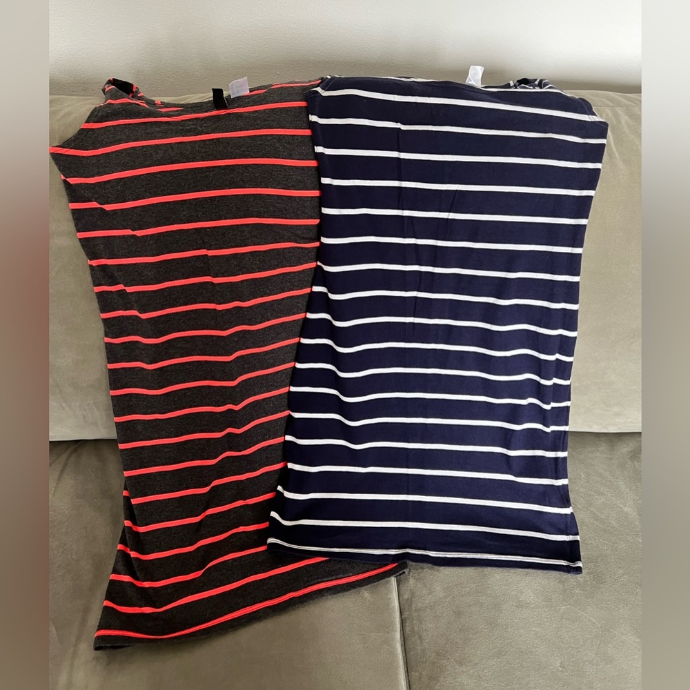 “Summer Sale” 2 stripped mini tank dresses